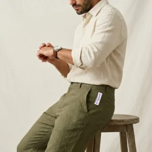 Tapered Navy Utility Pants